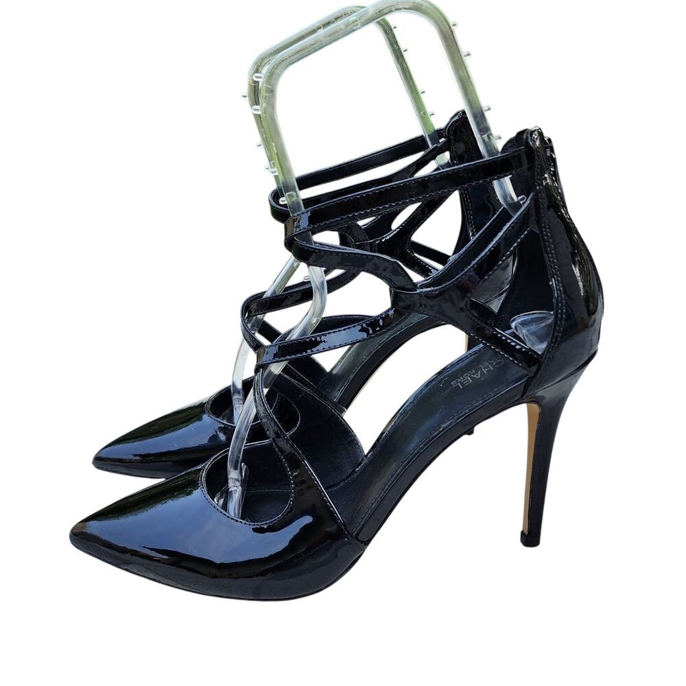 Michael Kors Catia Patent Leather Stiletto Heels 9 - Picture 9 of 11